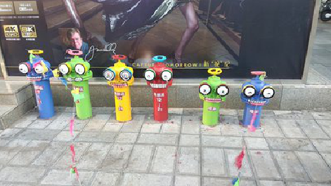 金门商业区彩绘