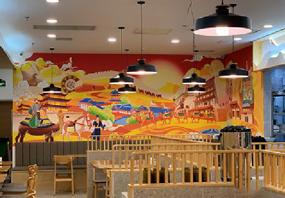 金门商业空间彩绘介绍。