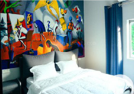 金门对于酒店的墙体彩绘而言更注重哪些方面？