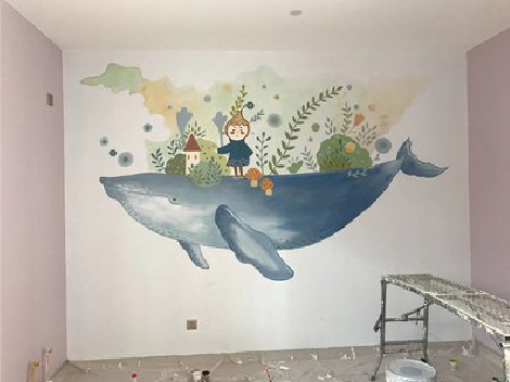 金门手绘墙的特点及优势。