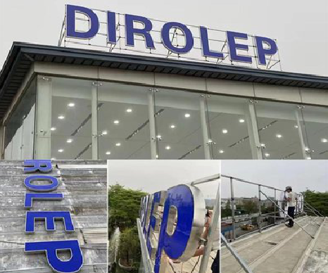 金门楼顶发光字安装的注意事项。